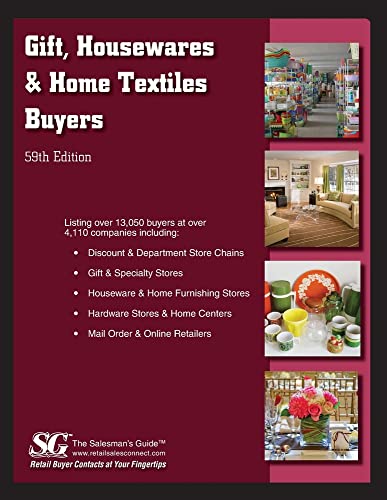Gifts, Housewares & Home Textile Buyers Directory 2022 (The Salesmans Guides)