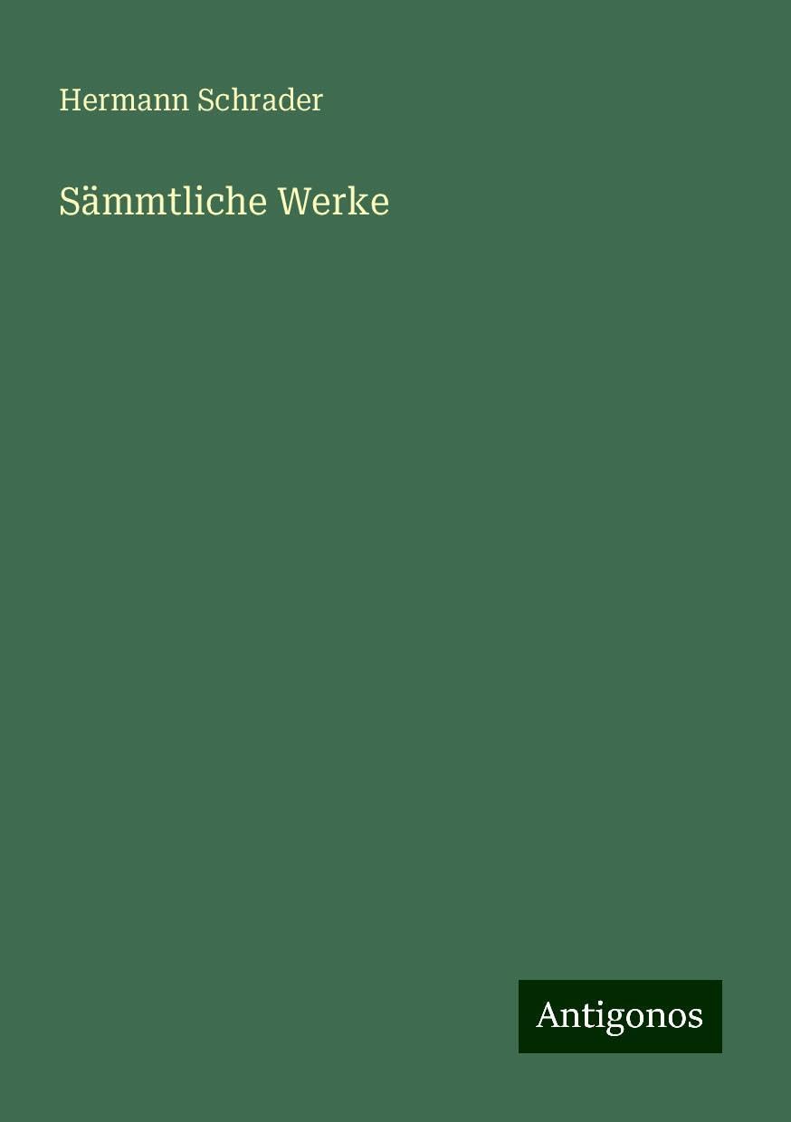 Sämmtliche Werke