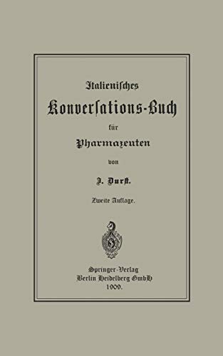 Italienisches Konversations-Buch für Pharmazeuten