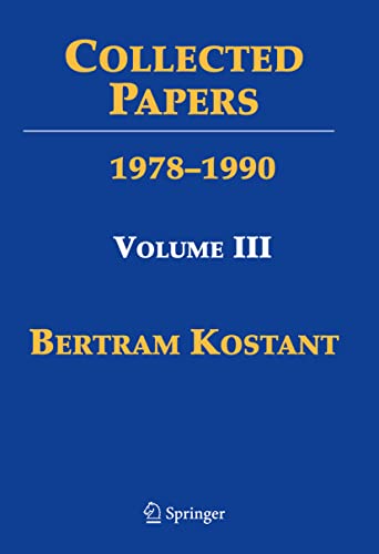 Collected Papers: Volume III 1978–1990