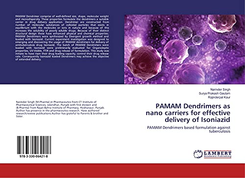 PAMAM Dendrimers as nano carriers for effective delivery of Isoniazid: PAMAM Dendrimers based formulation against tuberculosis