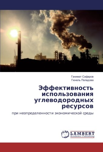 Эффективность использования углеводородных ресурсов: при неопределенности экономической среды: pri neopredelennosti äkonomicheskoj sredy