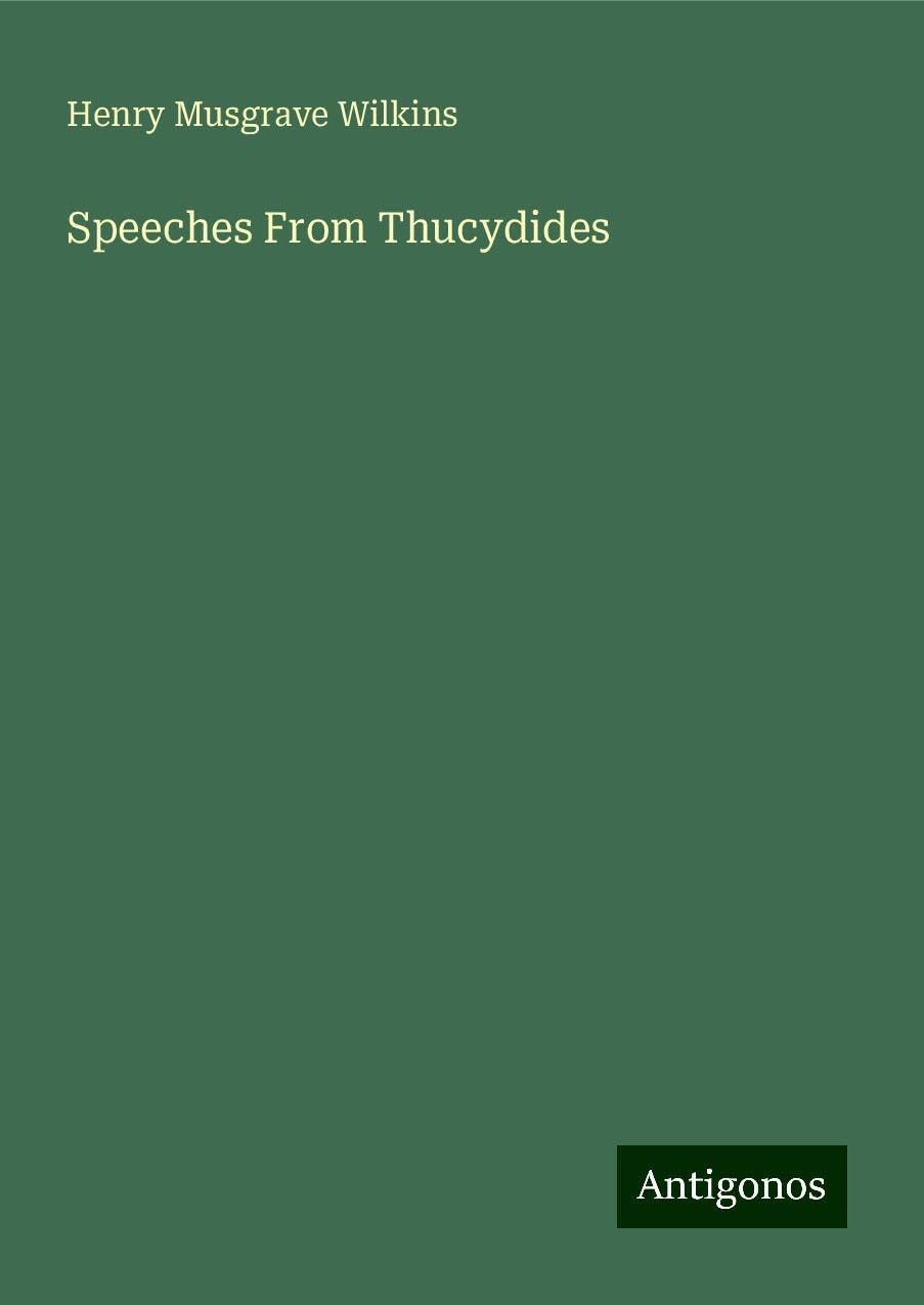 Speeches From Thucydides