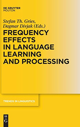Frequency Effects in Language Learning and Processing (Trends in Linguistics. Studies and Monographs [TiLSM], Band 244)