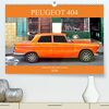 PEUGEOT 404 - Frankreichs Mercedes in Kuba (hochwertiger Premium Wandkalender 2024 DIN A2 quer), Kunstdruck in Hochglanz