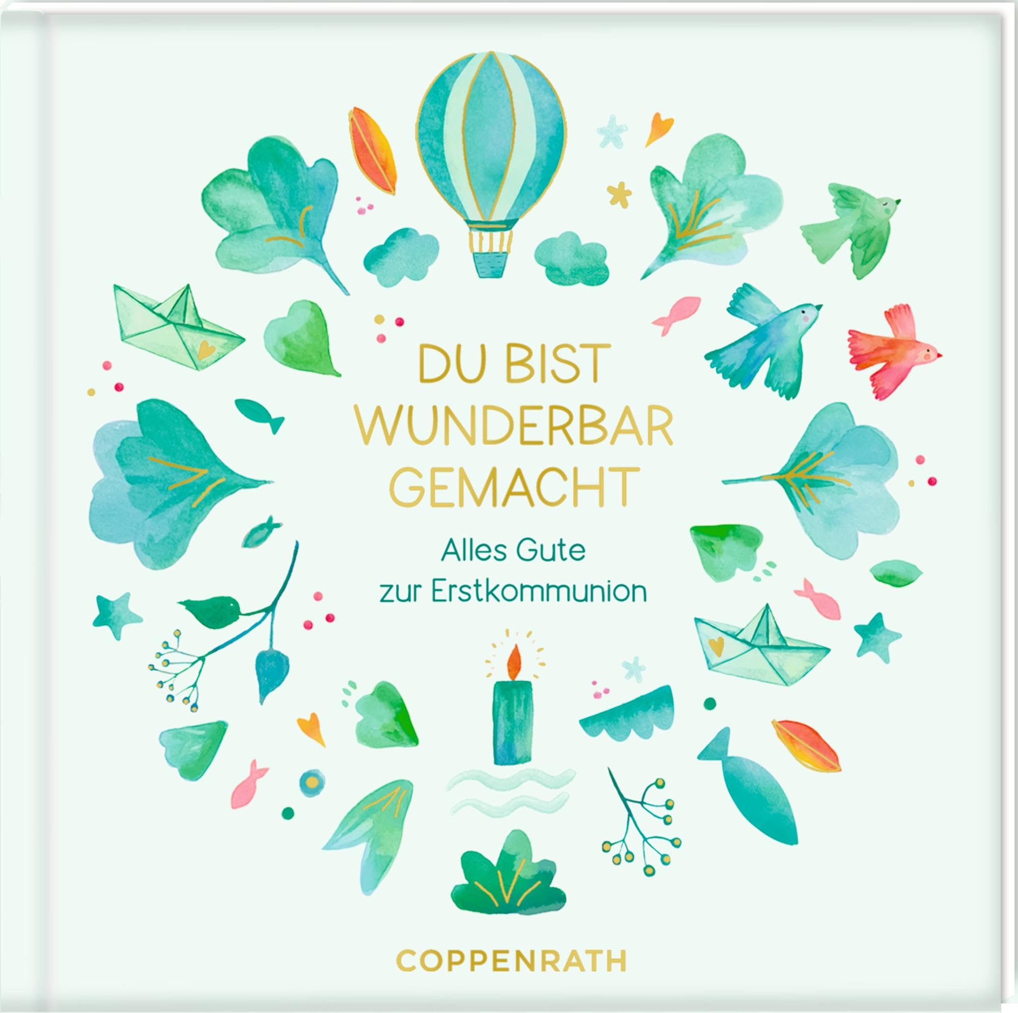 Geldkuvert-Geschenkbuch – Du bist wunderbar gemacht: Alles Gute zur Erstkommunion: Mit 12 Affirmationen und Kuvert für Geldgeschenke – für Mädchen und Jungen