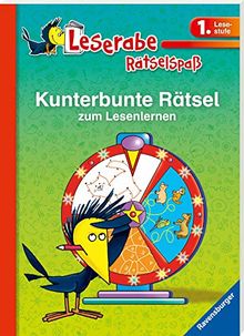 Kunterbunte Rätsel zum Lesenlernen (1. Lesestufe) (Leserabe - Rätselspaß)