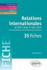 Relations internationales de 1815 à 1914 en 35 fiches