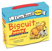 Biscuit: MORE 12-Book Phonics Fun!: Includes 12 Mini-Books Featuring Short and Long Vowel Sounds (My First I Can Read)