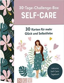 30-Tage-Challenge-Box Self Care: 30 Karten für mehr Glück und Selbstliebe