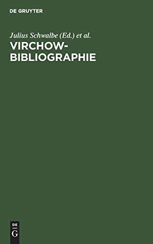 Virchow-Bibliographie: 1843–1901