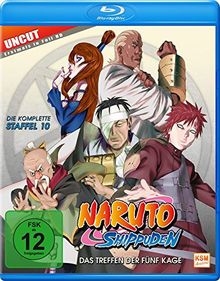 Naruto Shippuden - Das Treffen der fünf Kage (Staffel 10: Folge 417-442 - UNCUT) [Blu-ray]