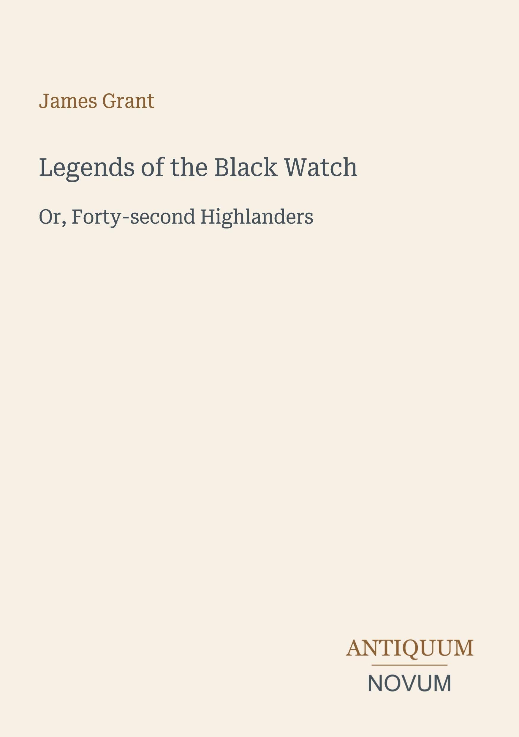 Legends of the Black Watch