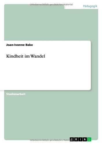 Kindheit im Wandel