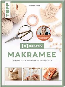 1x1 kreativ Makramee. Grundwissen, Modelle, Inspirationen. Von Bestseller-Autorin Josephine Kirsch von @yeah_handmade: Alle wichtigen Grundlagen, Materialkunde und Techniken in einem Band. Mit vielen schönen Inspiration und Modellen zum Nachknoten