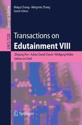 Transactions on Edutainment VIII (Lecture Notes in Computer Science)