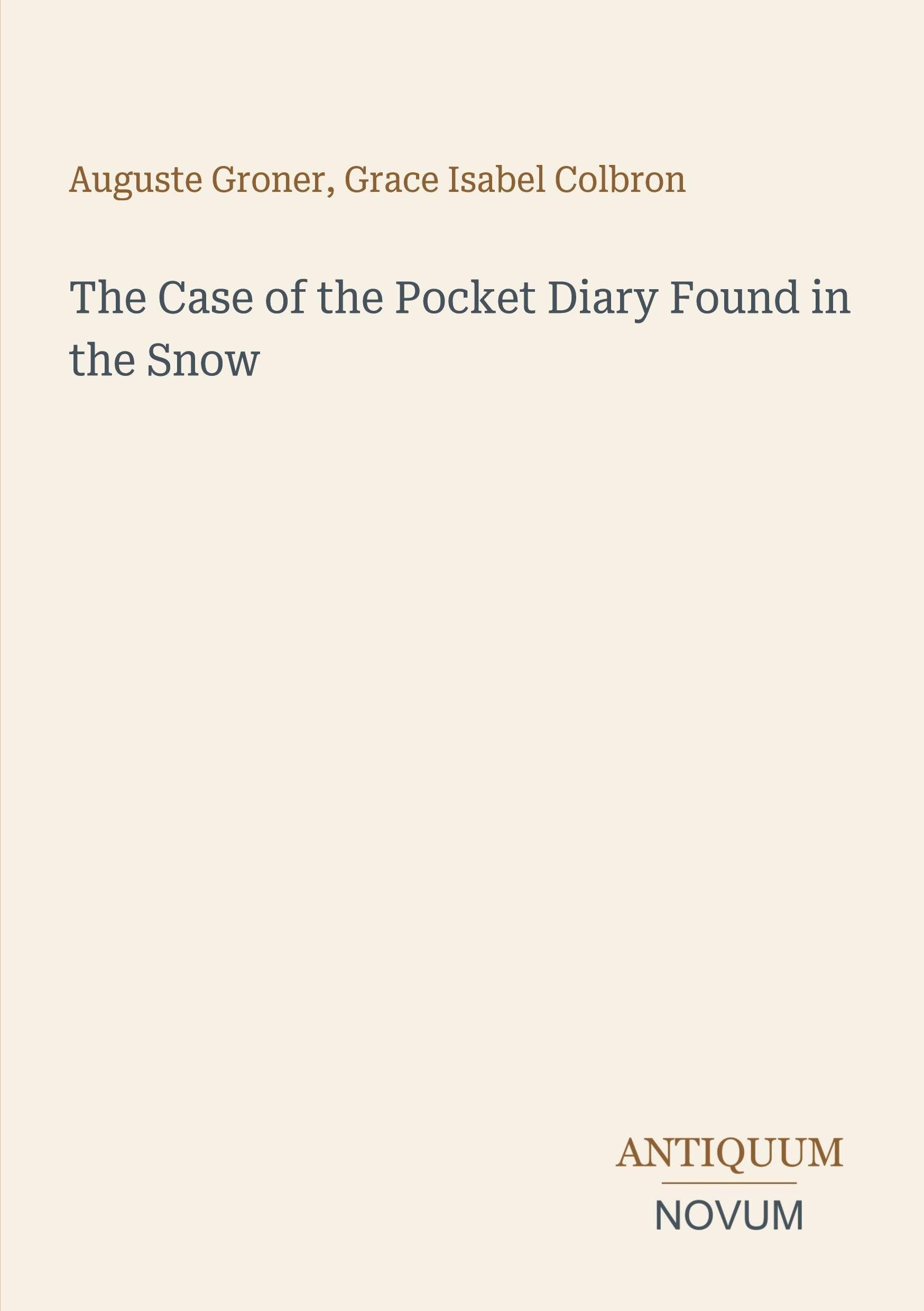 The Case of the Pocket Diary Found in the Snow