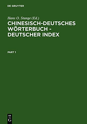 Deutscher Index zu Rüdenberg - Stange Chinesisch-Deutsches Wörterbuch