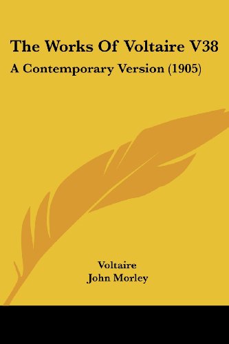 Die Buchhandlung in Oelde hat das Buch The Works Of Voltaire V38: A Contemporary Version (1905)