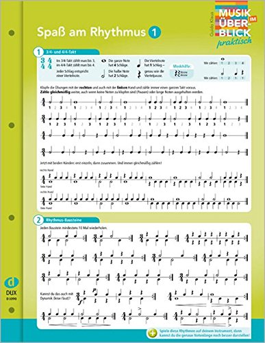 Spaß am Rhythmus 1 Musik im Überblick: aus der Reihe Musik im Überblick