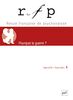 Revue Française de Psychanalyse, Tome 80 N° 1, Mars 2016 : Pourquoi la guerre ?