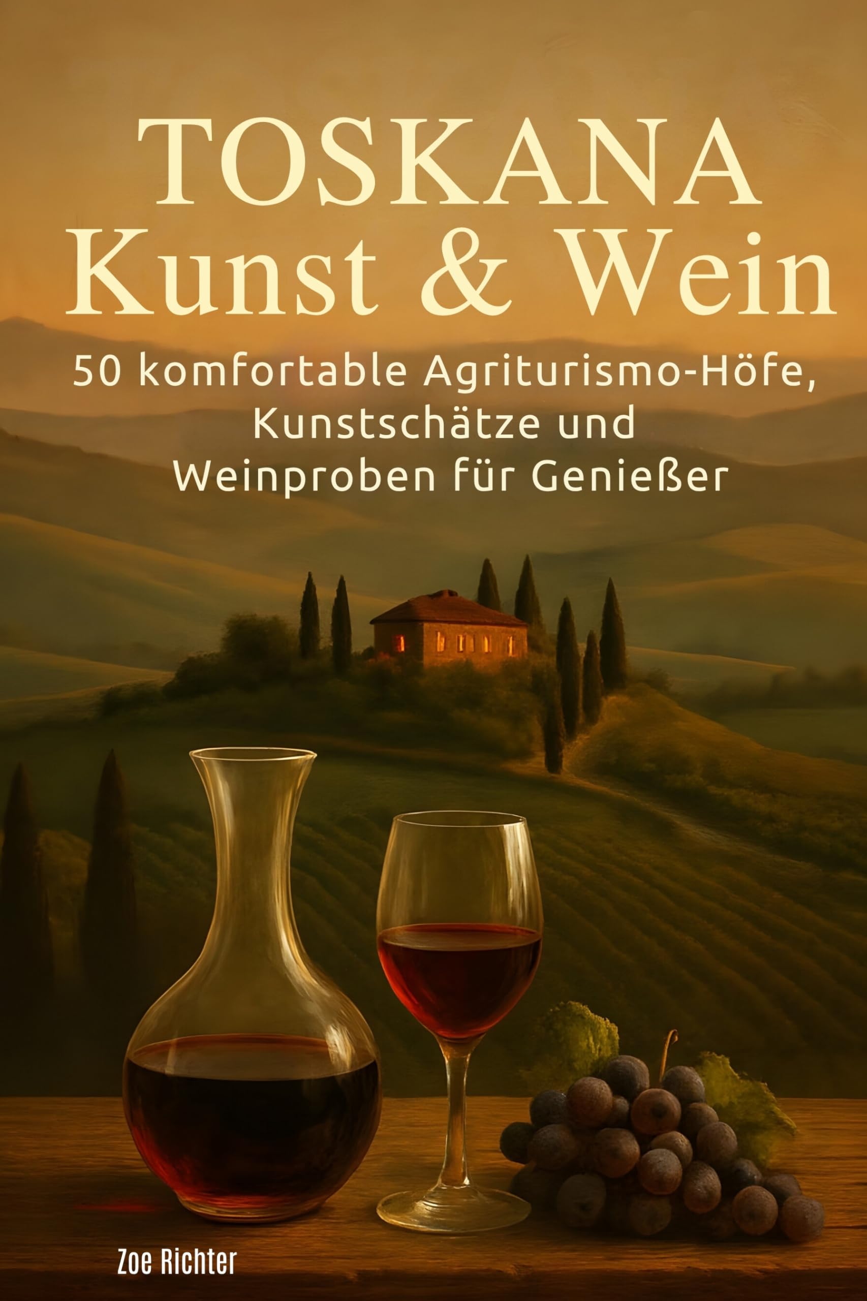Toskana: Kunst & Wein: 50 komfortable Agriturismo-Höfe, Kunstschätze und Weinproben für Genießer