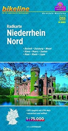 Bikeline Radkarte Niederrhein Nord (NRW03) 1:75 000