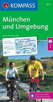 München und Umgebung: Rad-und Mountainbikekarte. GPS-genau. 1:70000