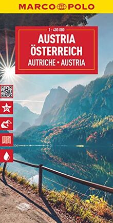 MARCO POLO Reisekarte Österreich 1:400.000