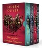 Delirium Series The Complete 4 Books Collection Box Set by Lauren Oliver (Delirium, Pandemonium, Requiem & Delirium Stories)