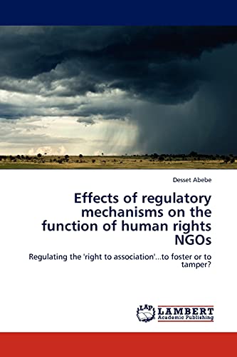 Effects of regulatory mechanisms on the function of human rights NGOs: Regulating the 'right to association'...to foster or to tamper?