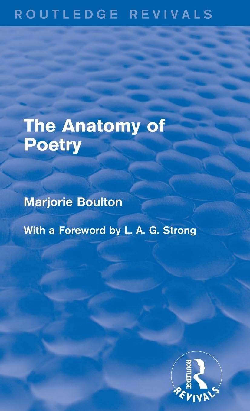 The Anatomy of Poetry (Routledge Revivals)