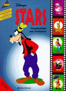 Disney Stars. Fensterbilder aus Tonkarton.