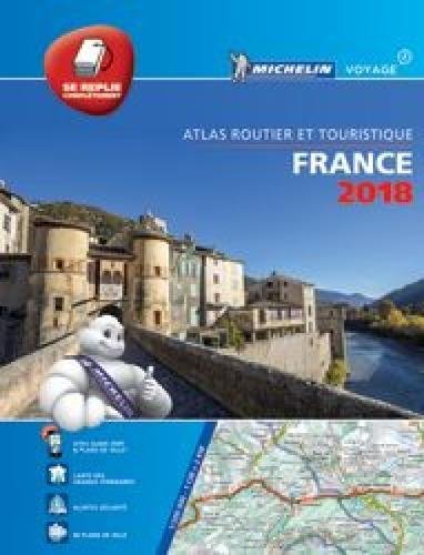 France 2018 : atlas routier et touristique : se replie complètement