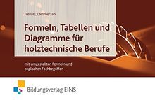 Formeln, Tabellen und Diagramme für holztechnische Berufe: Formelsammlung