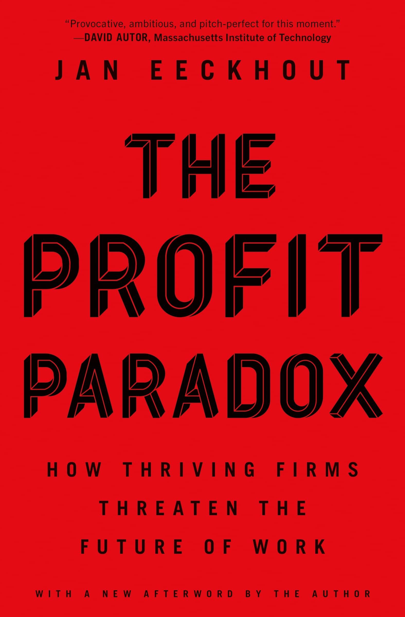 Jan Eeckhout The Profit Paradox