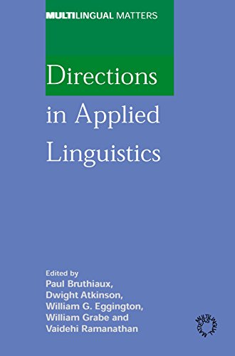 Directions in Applied Linguistics: Essays in Honor of Robert B. Kaplan (Multilingual Matters, 133, Band 133)