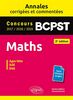 Maths, BCPST : annales corrigées et commentées, concours 2017, 2018, 2019 : agro-véto, G2E, ENS