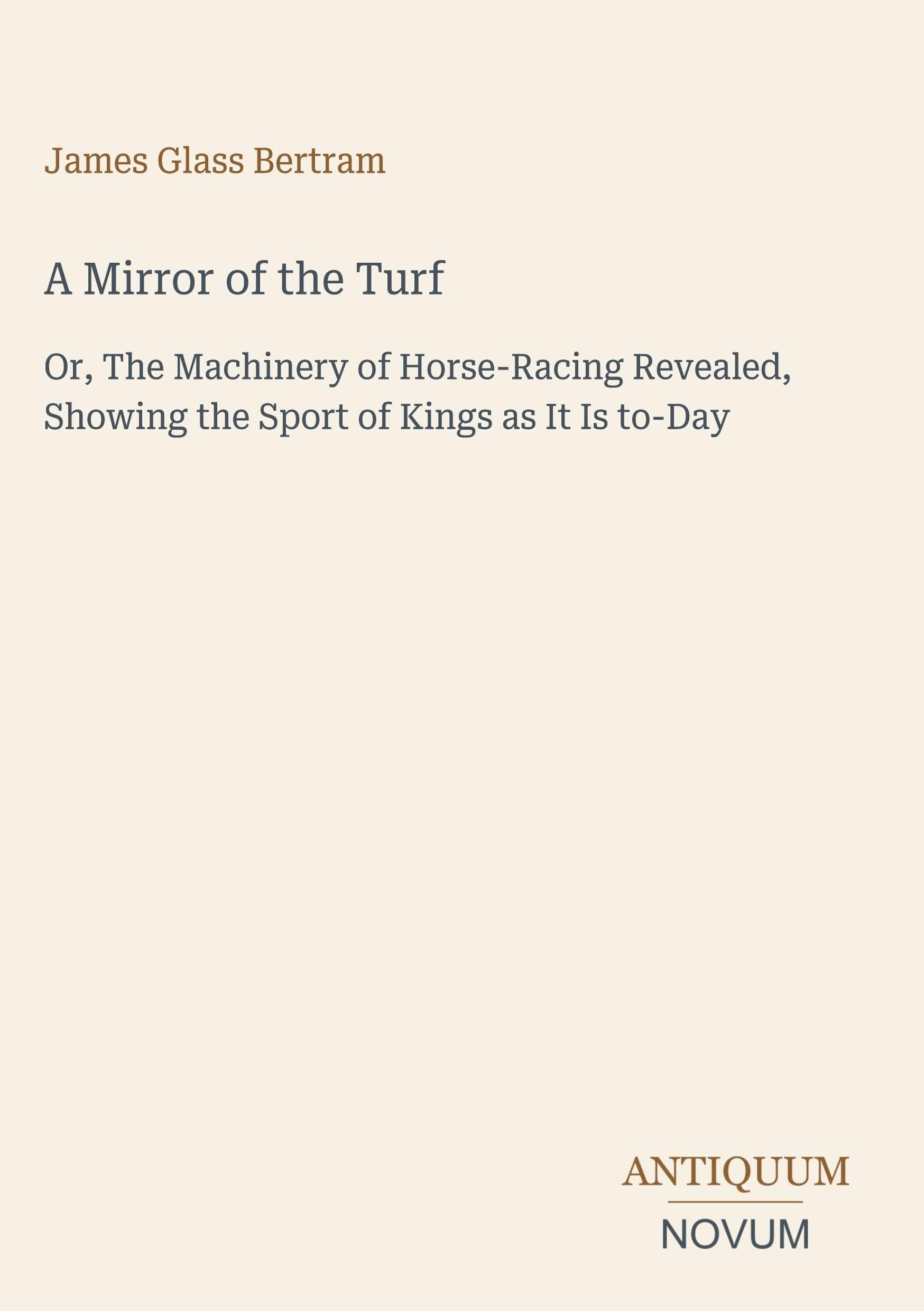 A Mirror of the Turf