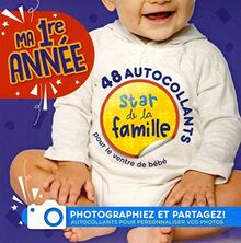 Ma première année - 48 autocollants pour le ventrede bébé