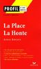 La place (1984), La honte (1997), Annie Ernaux