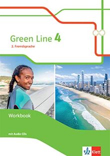 Green Line 4. Ausgabe 2. Fremdsprache: Workbook mit Audios Klasse 9 (Green Line. Ausgabe 2. Fremdsprache ab 2018)