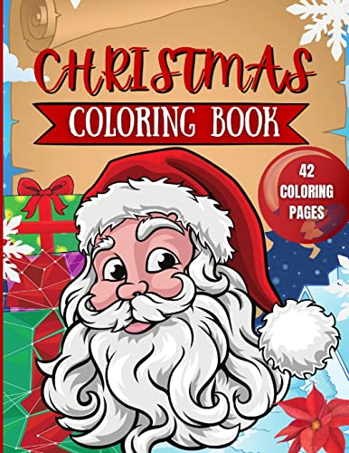 Christmas Coloring Book for Kids: 42 Christmas Coloring Pages for Kids