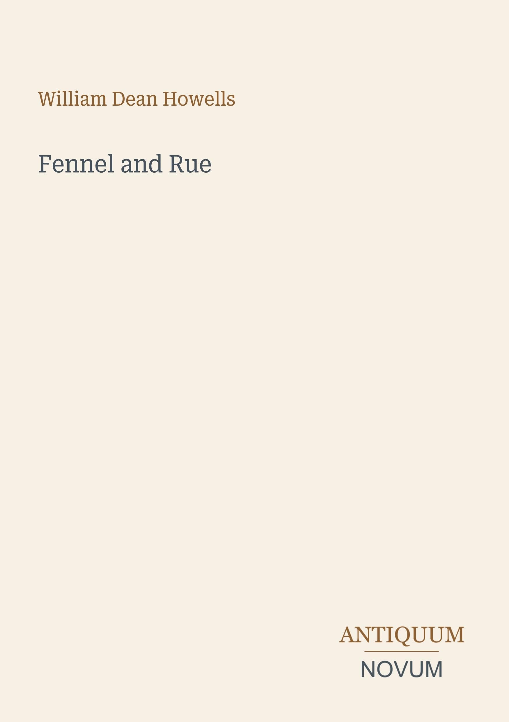 Fennel and Rue