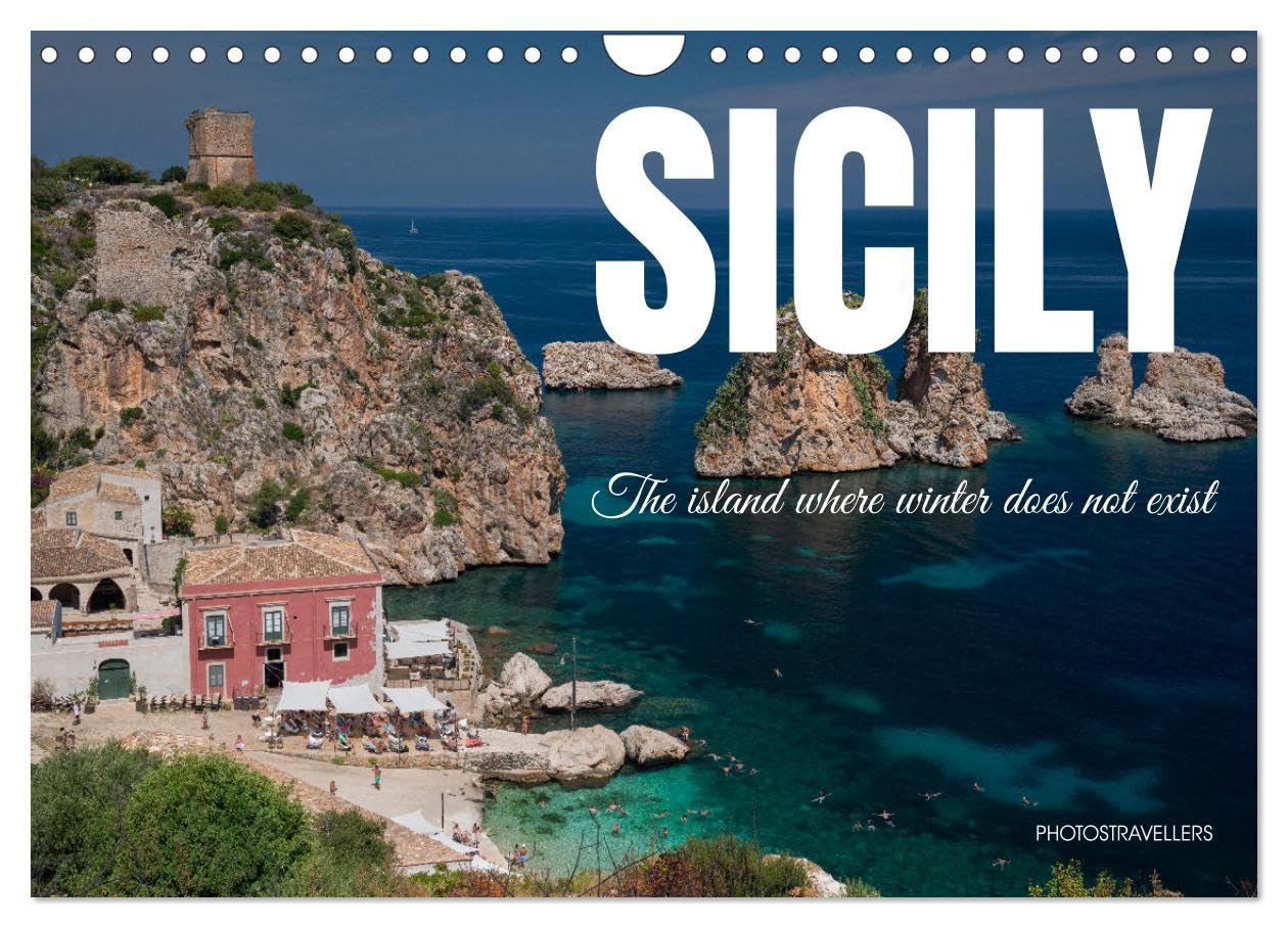 Sicily - The island where winter does not exist (Wall Calendar 2026 DIN A4 landscape), CALVENDO 12 Month Wall Calendar: The sea all year round