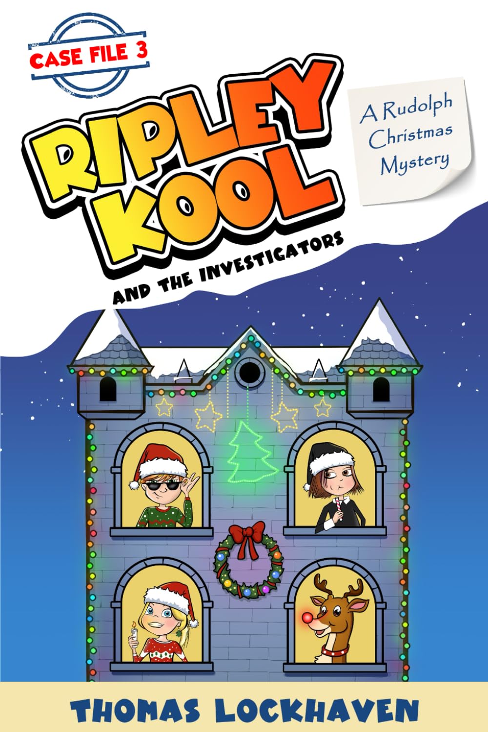 A Rudolph Christmas Mystery (Case File 3): Ripley Kool and the Investigators: Ripley Kool and the Investigators - Chapter Book with Black-and-White ... (Black-and-White Edition), Band 3)