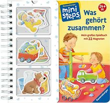 RAVENSBURGER 04094 - Mini Steps - Was gehört zusammen? Mit 22 Magneten