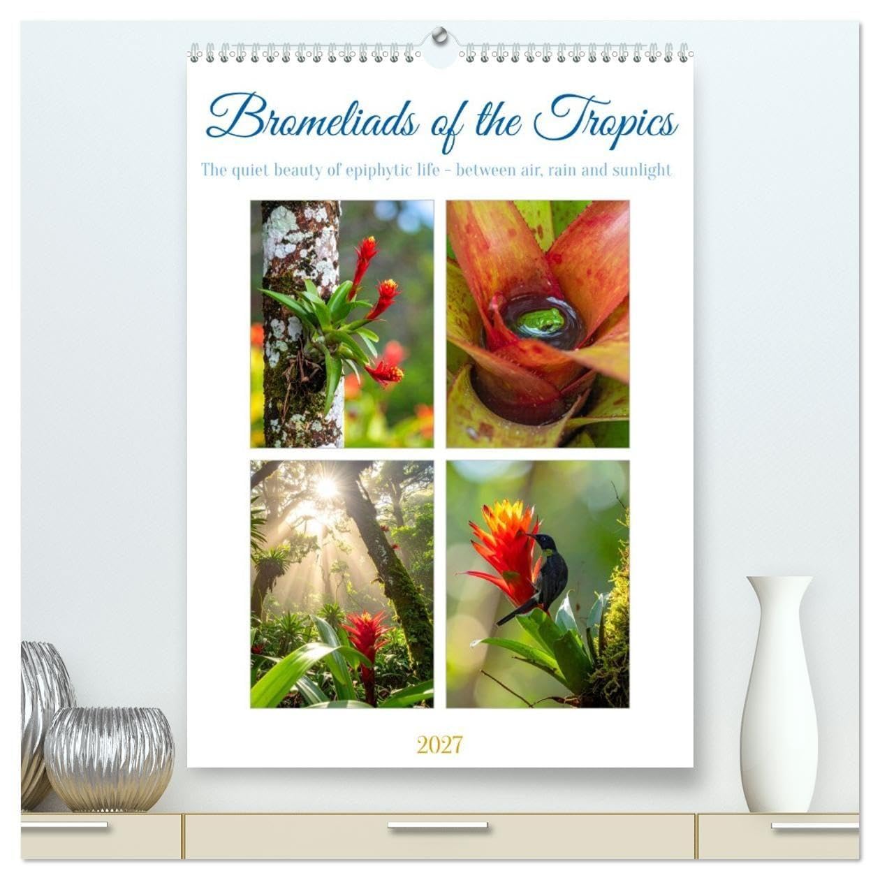 Bromeliads of the Tropics (High Quality Premium Wall Calendar 2027 DIN A2 portrait),CALVENDO 12 Month Wall Calendar