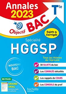 HGGSP spécialité terminale : annales 2023, sujets & corrigés : nouveau bac