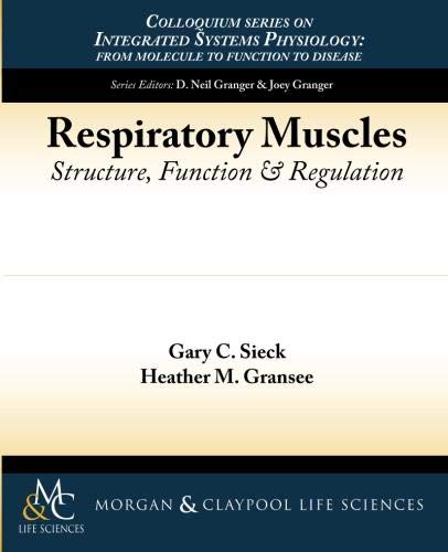 Respiratory Muscles: Structure, Function, and Regulation (Colloquium Series on Integrated Systems Physiology: from Molecule to Function to Disease)
